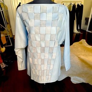 Guy Laroche leather top